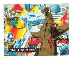 FUJEIRA (ARABIA SUD-EST) - 1970 - BF OBLITERATO DA 5 R. DI P.A.- ESPOSIZIONE UNIVERSALE DI OSAKA - IN OTTIME CONDIZIONI. - 1970 – Osaka (Japon)