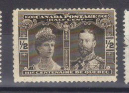 Canada N° 85*  (1908)  Dentelure Correcte - Nuovi