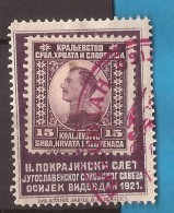 1921 SCOUTS KOENIGREICH JUGOSLAVIJA JUGOSLAWIEN RRR FALCONS-SCOUTS SPECIAL CANCELLED OSIJEK VIDOVDAN TEXST CIRILLIC RRR - Used Stamps