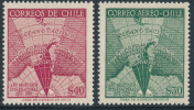 CHILE ANTARTIDA 1958 INTERNATIONAL GEOPHYSICAL YEAR, Set Of 2v**MNH - Año Geofísico Internacional