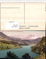 502788,Lungernsee See B. Lungern M. Wetterhörner Bergkulisse Kt Obwalden - Lungern