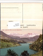 502787,Lungernsee See B. Lungern M. Wetterhörner Bergkulisse Kt Obwalden - Lungern