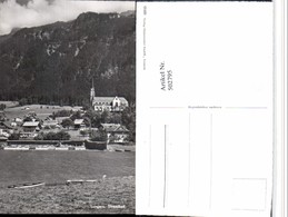 502795,Lungern Strandbad Kirche Kt Obwalden - Lungern