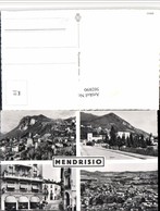 502890,Mendrisio Totale Kirche Straßenansicht Mehrbildkarte Kt Tessin - Mendrisio