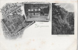 GRUSS VOM BÜRGENSTOCK → Alter Mehrbild-Lichtdruck, Ca.1900 ►seltene Karte◄ - Autres & Non Classés