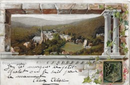 SCHLANGENBAD → Schöne Litho-Karte ANNO 1919 - Schlangenbad