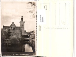 510848,Poland Danzig An Der Großen Mühle M. St. Katharinen Kirche - Danzig