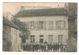 CPA 95 MARLY LA VILLE Mairie Et école Des Garçons - Marly La Ville