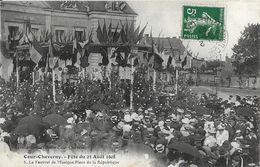 Cour-Cheverny - Fête Du 23 Août 1908 - Le Festival De Musique Place De La République - Carte N°5 - Demonstrations