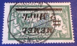 Stempel ROBKOJEN MEMELGEBIET 1922 R! Geprüft BPP (Memel Lithuania Michel 88 Merson - Gebraucht