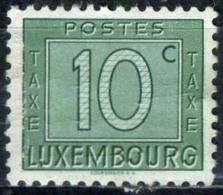 LUXEMBOURG  T24* 10c Vert - Strafport