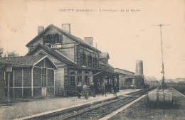 80 // CONTY   Intérieur De La Gare   ** - Conty
