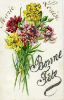 Delcampe - MARIE LOUISE - BONNE FETE - BOUQUET D'OEUILLET - Brillant - Nomi