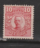 SUEDE N° 64 10 O ROUGE GUSTAVE V NEUF SANS CHARNIERE - Unused Stamps