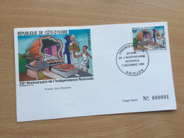 Côte D´Ivoire Ivory Coast Elfenbeinküste 1994 FDC Indépendance Unabhängigkeit Mi. 1134 - Ivory Coast (1960-...)