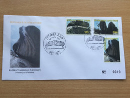 Côte D´Ivoire Ivory Coast Elfenbeinküste 1999 FDC Felsen Rochers Ahouakro Sites Touristiques Mi. 1215-1217 - Ivoorkust (1960-...)