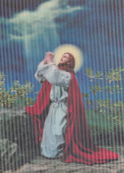 LE CHRIST  CARTE VISIORELIEF (dil255) - Jesus