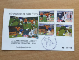 Côte D´Ivoire Ivory Coast Elfenbeinküste 2001 FIFA World Cup Football Fußball Japan Korea WM Soccer 2002 Mi. 1278 - 1281 - 2002 – Südkorea / Japan