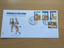 Côte D´Ivoire Ivory Coast Elfenbeinküste 2004 FDC Olympic Games Jeux Olympiques Athènes Athen Athens 1316 - 1319 - Côte D'Ivoire (1960-...)