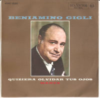 Beniamino Gigli  Quiziera Olvidar Tus Ojos - Marta 7" M - Oper & Operette