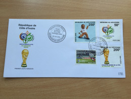 Côte D´Ivoire Ivory Coast Elfenbeinküste 2006 FDC Coupe Du Monde FIFA World Cup Germany Football Fußball WM 1483 - 1486 - 2006 – Allemagne