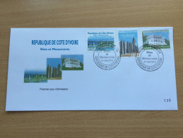 Côte D´Ivoire Ivory Coast Elfenbeinküste 2013 FDC Sites Et Monuments - Côte D'Ivoire (1960-...)