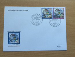 Côte D´Ivoire Ivory Coast Elfenbeinküste 2005 FDC AFROSAI Assemblée Générale Mi. 1327 - 1328 - Costa De Marfil (1960-...)