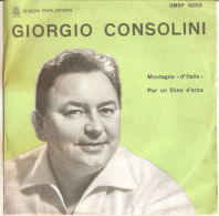 Giorgio Consolini  Montagne D'Italie / Per Un Filino D'Erba 1959 7" NM - Otros - Canción Italiana