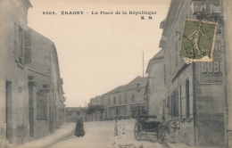 ( CPA 95 )  ÉRAGNY  /  La Place De La République - - Eragny