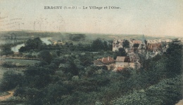 ( CPA 95 )  ÉRAGNY  /  Le Village Et L'Oise - - Eragny