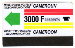 CAMEROUN REF MV CARDS CAM-5  Autelca 3000F - Kameroen