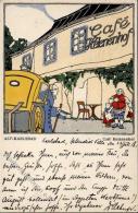 Wiener Werkstätte Nr. 214 Drexler, Leopold Alt Karlsbad Cafe Helenenhof I-II - Non Classificati
