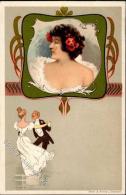 Jugendstil Frau Tanz  Künstlerkarte I-II Art Nouveau - Non Classés