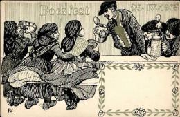 Künstler-Karte Bier Bockfest 1905 I-II Bière - Unclassified