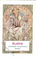 Mucha, Alphonse Slavia Künstler-Karte I-II - Unclassified