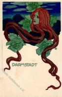 Christiansen, Hans Frau Jugendstil Ausstellung Darmstadt 1901 I-II (fleckig) Expo Art Nouveau - Christiansen