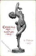 Kunstgeschichte Wien Carnevalsfest Künstlerhaus Decadence 1907 Künstlerkarte I-II - Non Classificati