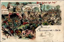 Thiele, Arthur Schützenfest  Künstlerkarte 1898 I-II - Thiele, Arthur