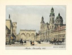 Seide München (8000) Odensplatz Im Passepartout Ca. 18x13 Cm I-II Soie - Zonder Classificatie