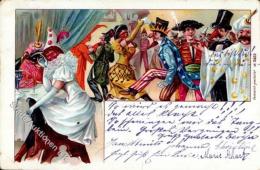 Karneval Litho Künstlerkarte 1901 I-II - Ohne Zuordnung