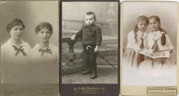 CDV Und Kabinett-Fotos Lot Mit 16 Stück I-II - Ohne Zuordnung