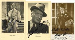 Schauspieler Albers, Hans Lot Mit 5 Autogrammkarten Mit Unterschrift I-II - Attori
