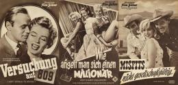 Film Lot Mit 18 Illustrierte Film Bühne Monroe, Marilyn Filme I-II (3x Doppelt) - Mecki