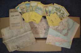 Landkarten Partie Mit über 100 Stück Alter Karten U.a. Frankreich Elsass Italien U. Deutschschland I-II - Carte Geografiche