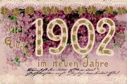 Jahreszahl 1902 Prägedruck I-II - Unclassified