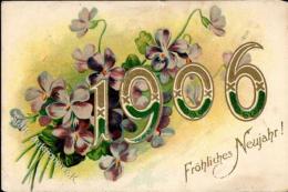 Jahreszahl 1906  Prägedruck I-II (Marke Entfernt) - Ohne Zuordnung
