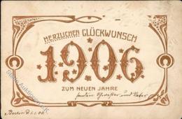 Jahreszahl 1906 Prägedruck I-II - Non Classificati