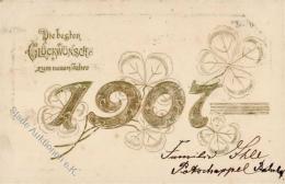 Jahreszahl 1907 Prägedruck I-II - Ohne Zuordnung