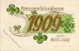 Jahreszahl 1909 Prägedruck I-II (Marke Entfernt) - Non Classés