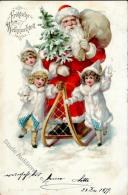 Weihnachtsmann Engel  1899 I-II Pere Noel Ange - Unclassified